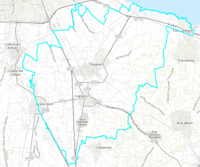 Mappa Area Convenzionale AC001E00274